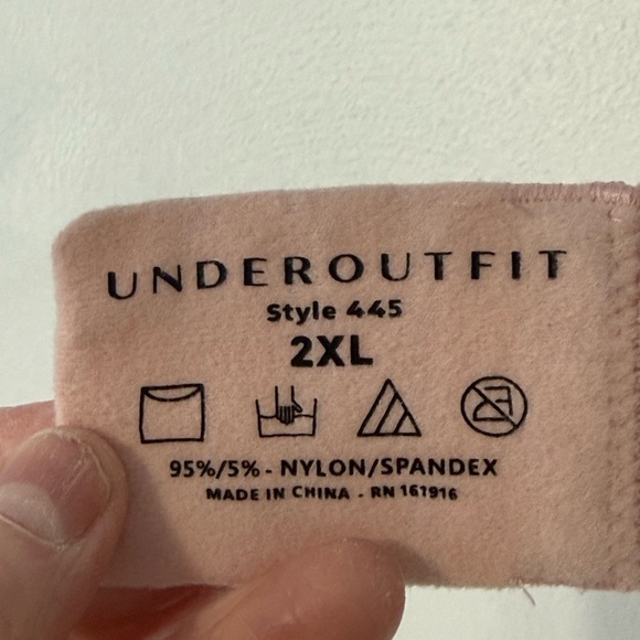 Underoutfit Pink Lace Trim Bralette style 445 - Picture 2 of 7